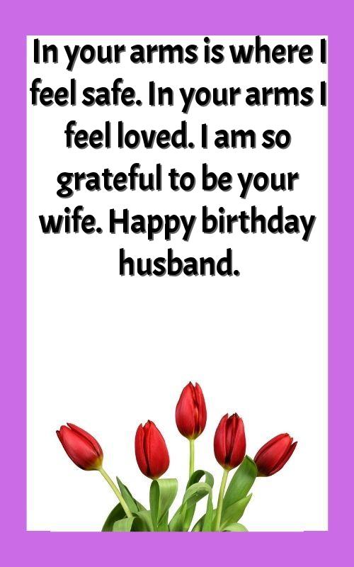 happy birthday husband quotes romantic